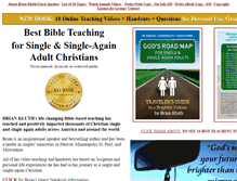 Tablet Screenshot of christiansingleswebsite.org